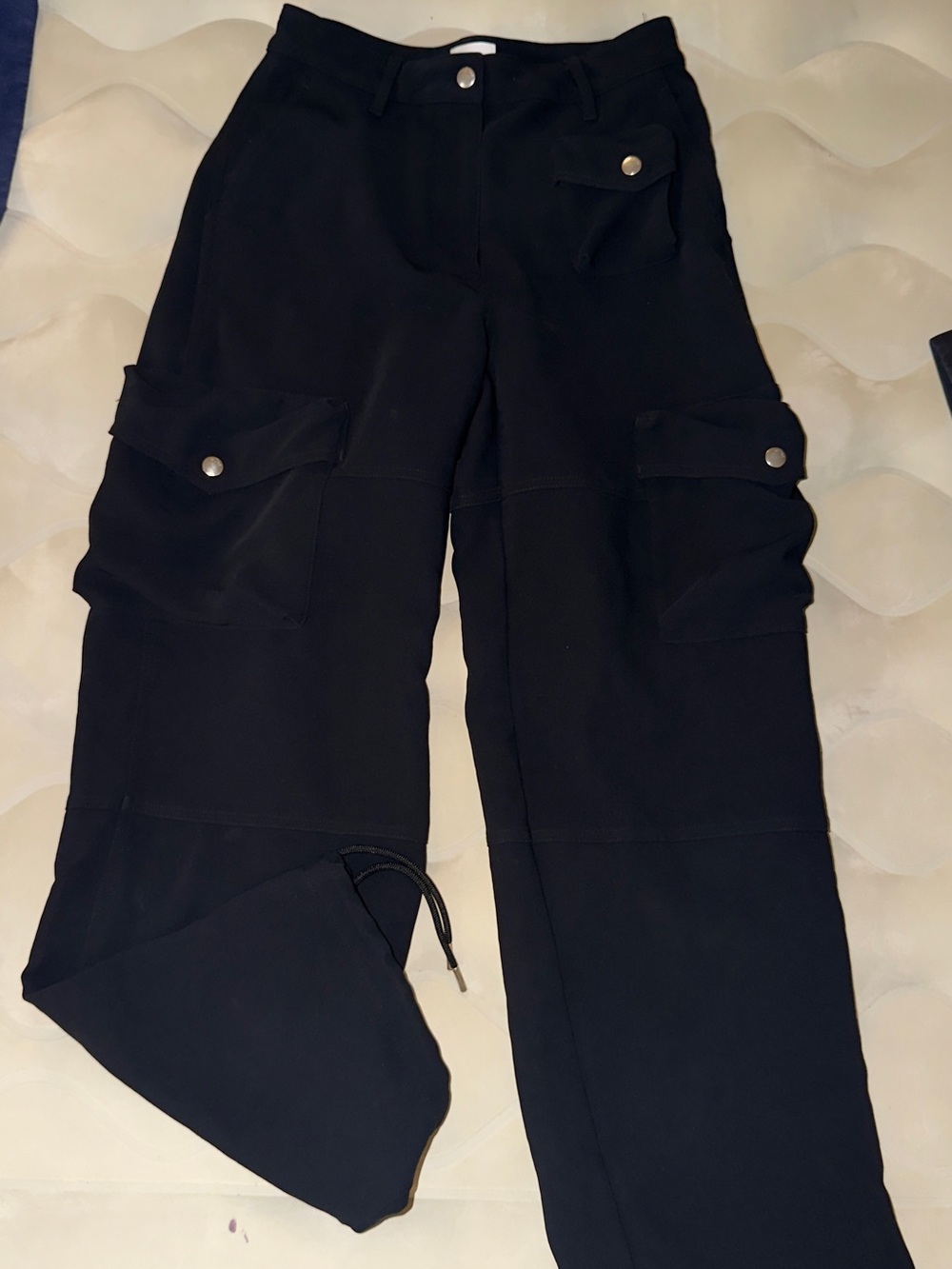 Aritzia Black Cargo Trousers